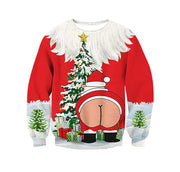 2023 Christmas Digital Print Funny Couple Hoodies