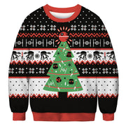 2023 Christmas Digital Print Funny Couple Hoodies