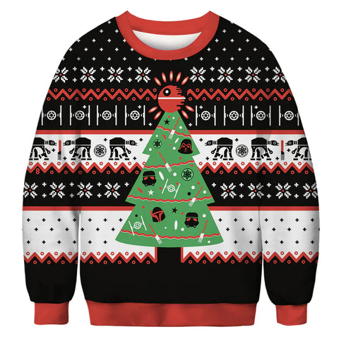 2023 Christmas Digital Print Funny Couple Hoodies