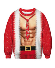 2023 Christmas Digital Print Funny Couple Hoodies