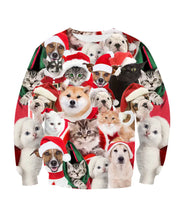 2023 Christmas Digital Print Funny Couple Hoodies